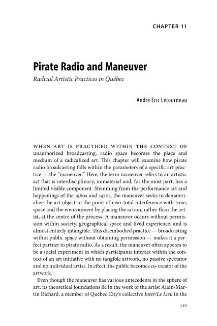 Andrea Langlois et al - Islands of Resistance - Pirate Radio in Canada