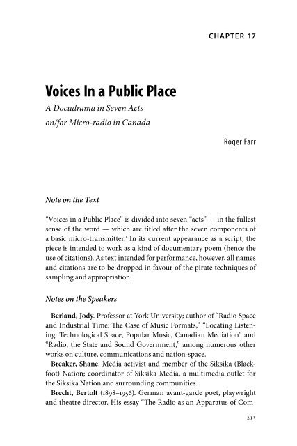 Andrea Langlois et al - Islands of Resistance - Pirate Radio in Canada