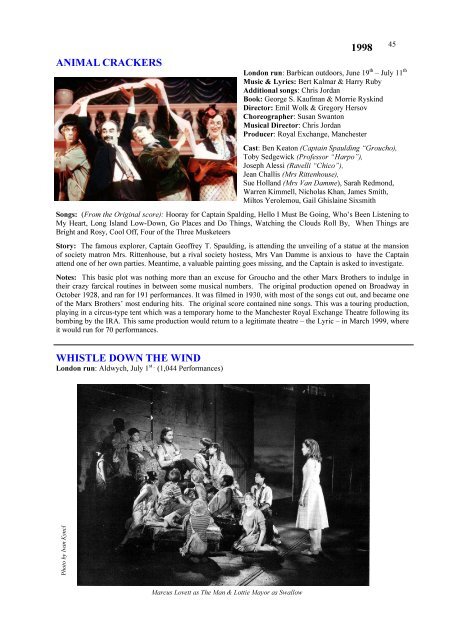 London Musicals 1995-1999.pub - Over The Footlights