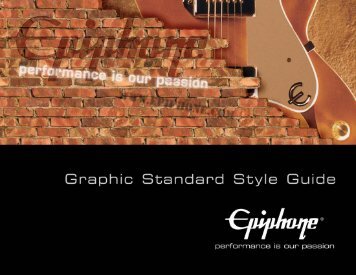 Download the Epiphone Style Guide (PDF)