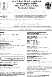 Mitteilungsblatt KW - Markt Pfaffenhofen