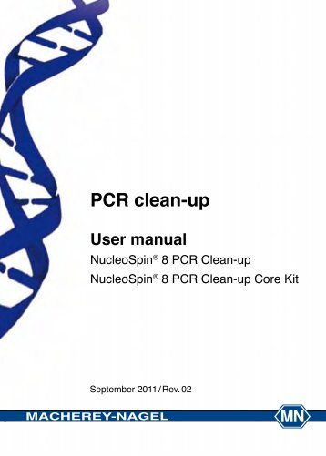 NucleoSpinÃ‚Â® 8 PCR Clean-up Core Kit - Macherey Nagel