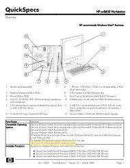 HP xw8600 Workstation - Nts
