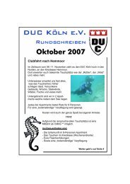 Oktober 2007 - DUC KÃ¶ln