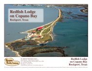 Redfish Lodge on Copano Bay Rockport, Texas - Haynes Realty