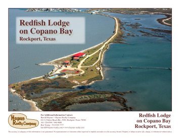 Redfish Lodge on Copano Bay Rockport, Texas - Haynes Realty