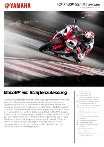 MotoGP mit Straßenzulassung