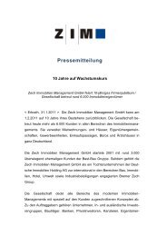 PM 10 Jahre Zech Immobilien Management_110131 - Zech Group