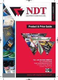 62508 NDT PRICE LIST 2011.indd - NDT Equipment Services Ltd