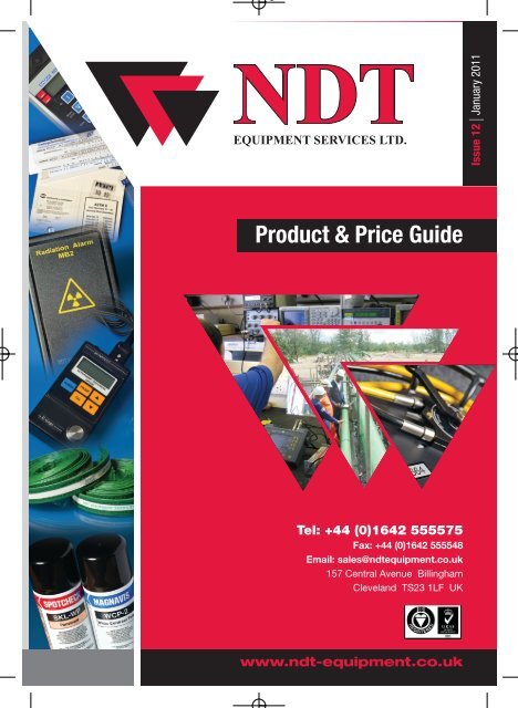 62508 NDT PRICE LIST 2011.indd - NDT Equipment Services Ltd