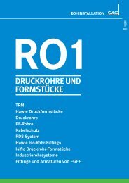 DRUCKROHRE UND FORMSTÜCKE