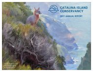 2011 ANNUAL REPORT - Catalina Island Conservancy