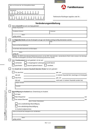 VerÃ¤nderungsmitteilung (KG 45) - Zentraler ThÃ¼ringer Formularservice