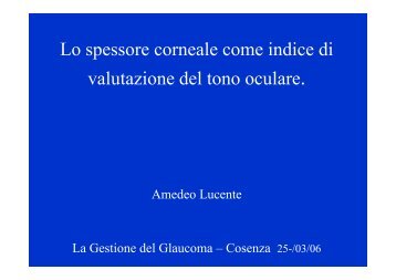 (Microsoft PowerPoint - Cosenza DEF 25-03-06 ... - Amedeolucente.it