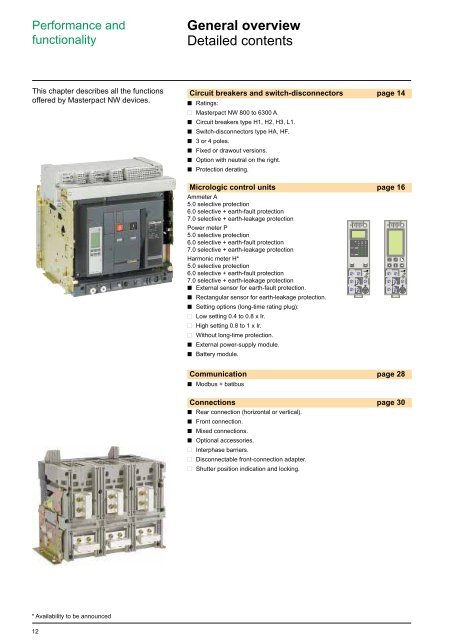 LV power air circuit breakers and switch-disconnectors ... - Piti Group