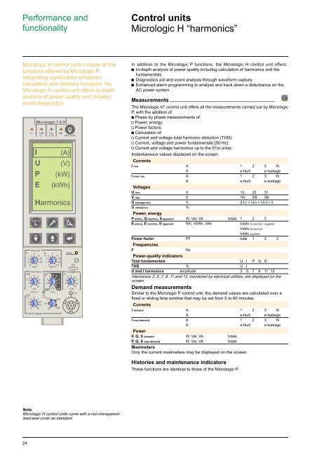 LV power air circuit breakers and switch-disconnectors ... - Piti Group