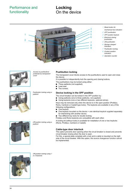 LV power air circuit breakers and switch-disconnectors ... - Piti Group