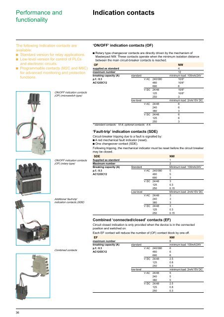 LV power air circuit breakers and switch-disconnectors ... - Piti Group