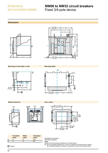 LV power air circuit breakers and switch-disconnectors ... - Piti Group