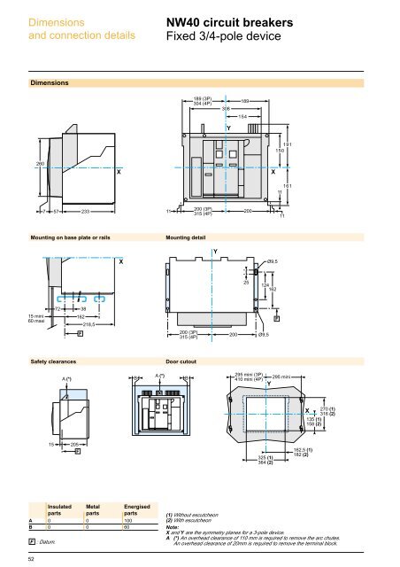 LV power air circuit breakers and switch-disconnectors ... - Piti Group