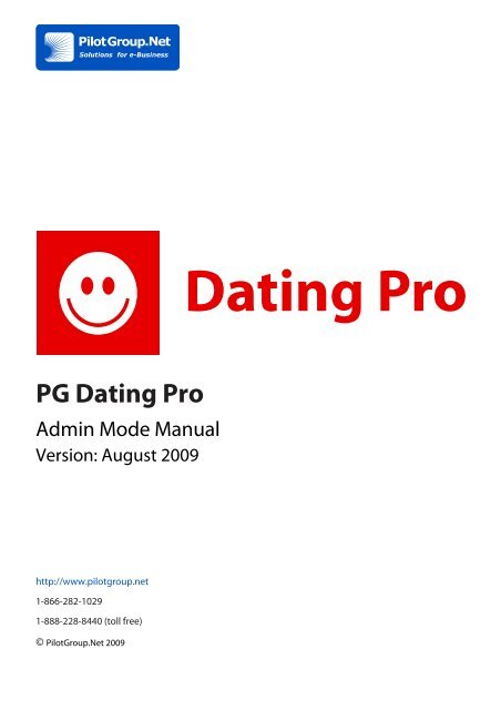 PG Dating Pro - Pilot Group