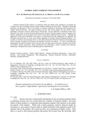 a study on asset liability management Asset liability management articles please feel free to browse dcg articles on asset liability management and related banking issues to receive regular updates when new dcg articles are published darling consulting group. a study on asset liability management Asset liability management articles please feel free to browse dcg articles on asset liability management and related banking issues to receive regular updates when new dcg articles are published darling consulting group.