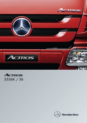 Actros 3336 K 6x4 - Mercedes Benz