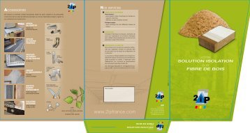 Plaquette ISOLATION FIBRE DE BOIS - 2IP