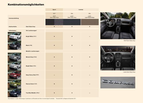 Prospekt Jeep Compass - Lehmann Automobile