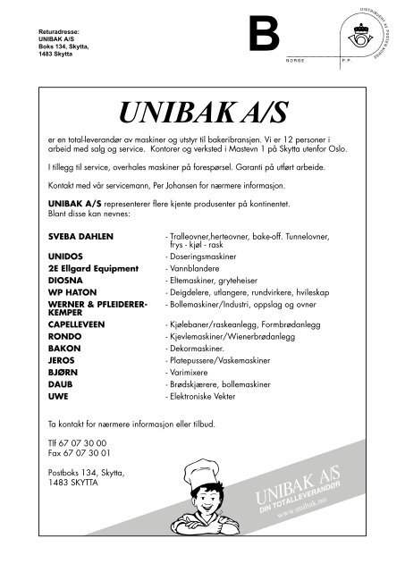 unibak a/s