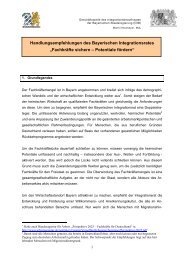 Handlungsempfehlungen des Bayerischen Integrationsrates ...