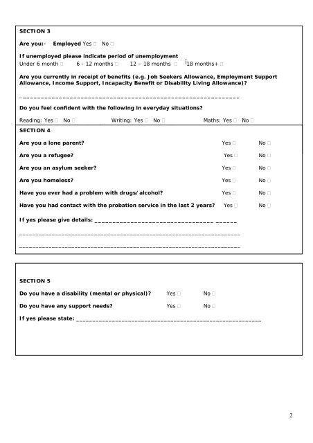 REGISTRATION FORM - Family Mosaic