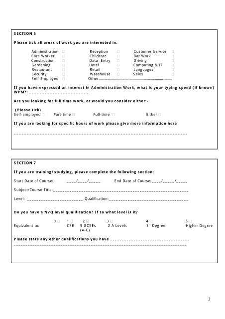 REGISTRATION FORM - Family Mosaic