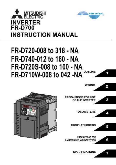 FR-D700-NA INSTRUCTION MANUAL - MRO Stop