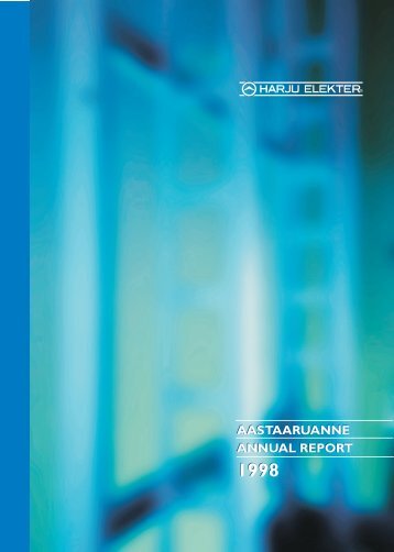 aastaaruanne annual report aastaaruanne annual ... - Harju Elekter