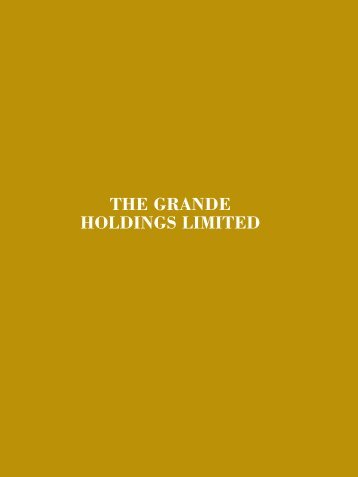 THE GRANDE HOLDINGS LIMITED
