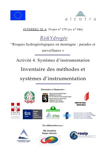 Inventaire Méthodes et Instrumentation