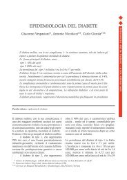 Epidemiologia del diabete - ConsultiMedici.it