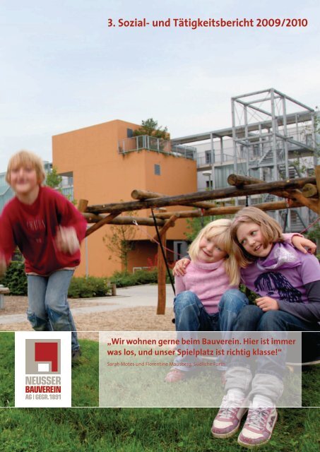 Sozial- und TÃ¤tigkeitsbericht 2009 (PDF) - Neusser Bauverein AG
