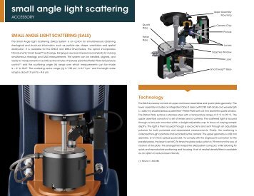small angle light scattering - TA Instruments