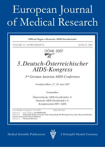 European Journal of Medical Research - Deutsche AIDS ...