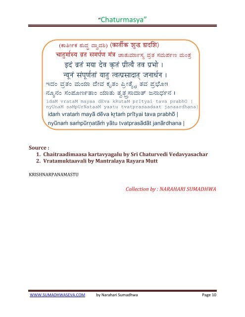 CHATURMASYA - ENGLISH.pdf - Sumadhwa Seva