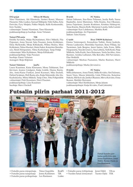 toimintakertomus 2012 - Suomen Palloliitto