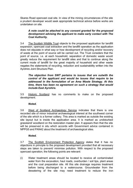 Garlaff landfill Site, Skares - Barr Ltd - East Ayrshire Council