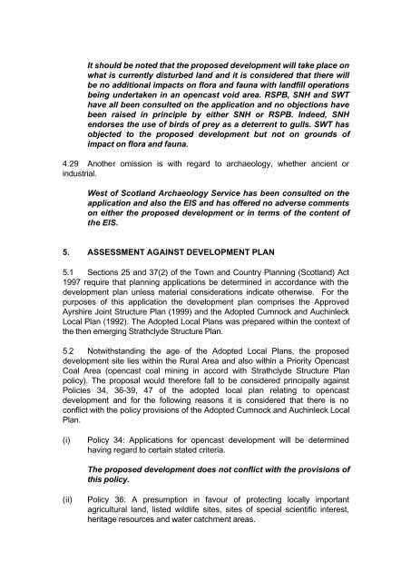 Garlaff landfill Site, Skares - Barr Ltd - East Ayrshire Council