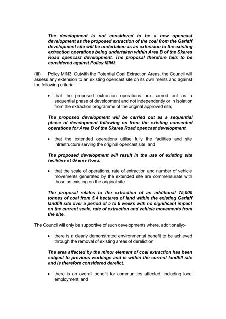 Garlaff landfill Site, Skares - Barr Ltd - East Ayrshire Council