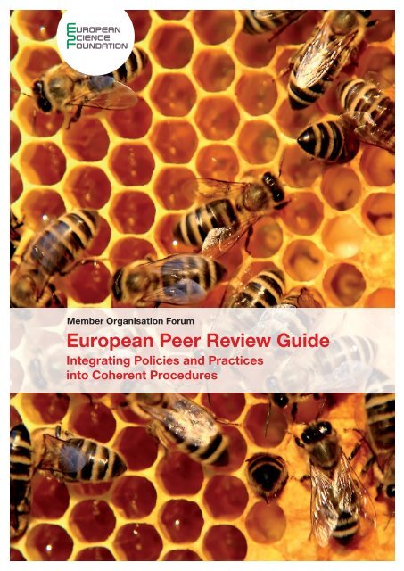 European Peer Review Guide - European Science Foundation