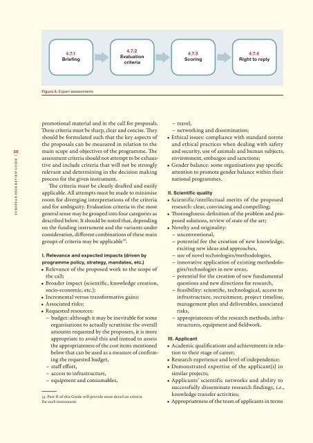 European Peer Review Guide - European Science Foundation