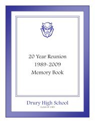 DHS Memory Book 2009 - Bryant - Bryant University