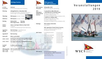 WYC - WÃƒÂ¼rttembergischer Yacht-Club e.V.